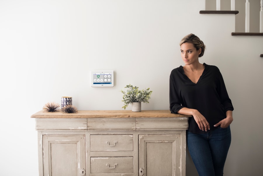 Post home security systems